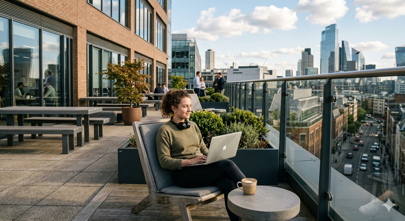 Rooftop sit-out zone