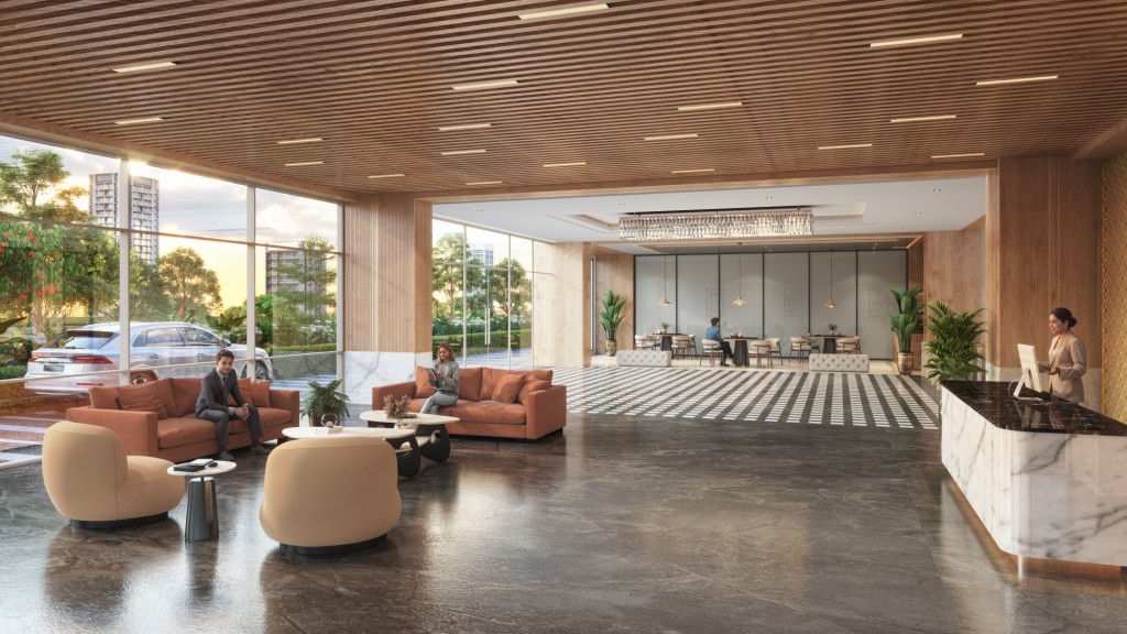 Arrival and security entrance